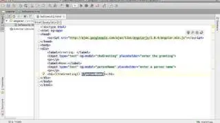 Simple AngularJS Hello World Demo
