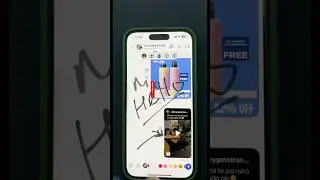 Instagram New Feature ✍️ Draw anything on chat 💬 Doodle. 🥳#shorts #instagram #reels #viral #iphone