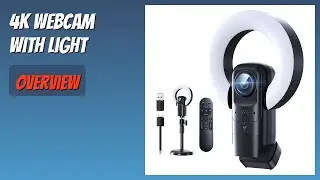 REVIEW (2026): 4K Webcam with Light. Features