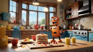 Help! My Robot&rsquo;s Making Pancakes 🤖🥞 | Funny Kids Nursery Rhyme