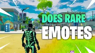 Noone expected a Green Skull Trooper to Have Rare Emotes