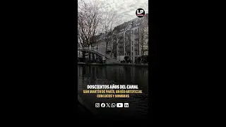 Two hundred years of the Saint Martin canal in Paris, an artificial river with lights and shadows