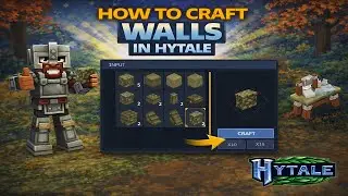 How to Craft a Wall in Hytale (Step by Step)