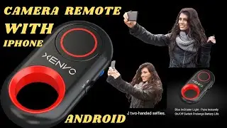 Camera Remote Control for iPhone & Android, Bluetooth Selfie Remote Control.