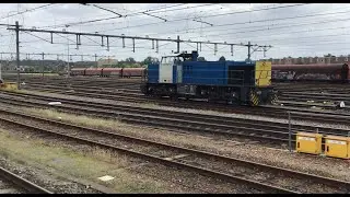 Short run ! G1206BB Diesel Locomotive Captrain at Venlo the Netherlands, June 2-2024 Trainspotting 👍