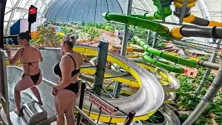 Big River Waterslide at Tropical Islands Waterpark in Germany
