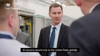The Chancellor visits Siemens in Chippenham