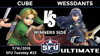 SFU Ultimate #23: WR1 - Cube (Young Link, Inkling) vs Wessdants (Lucina)