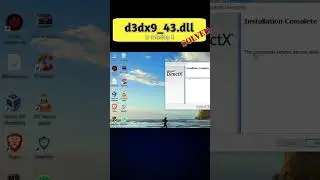 Windows 10/8/7: How to Fix D3DX9_43.dll Missing Error.