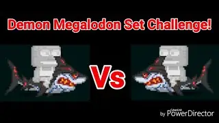 Growtopia - Demon Megalodon Set Challenge! OMG SO PRO SET!