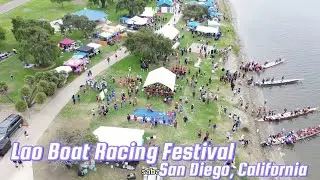 The 10th Annual Lao Boat Racing Festival in San Diego, California. 