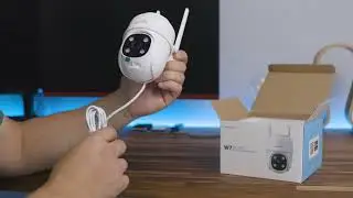 Wansview W7 2k Outdoor Security Camera Unboxing