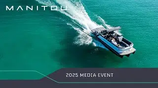 Media test the 2025 Manitou Pontoon Lineup with Kirk Cousins