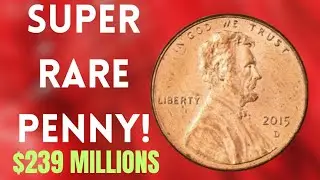 2015-D Lincoln Penny Worth $239 Million?! Most Secret & Rare Error Coin Ever Found!