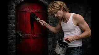 Bryan Adams painting it black. 
