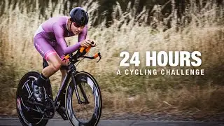 HE CYCLED 24 HOURS FOR CHARITY!