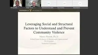 Community Violence Intervention (CVI) Webinar Series: Evidence-based Theory and Research on CVI