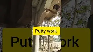 📌Wall putty painting tips! Painting design! #shorts #viral