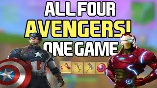 Using ALL Avengers Characters In ONE Game ! (New Fortnite Avengers Endgame LTM Gameplay)