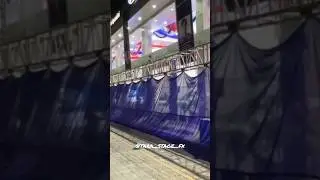 Kabuki Drop Curtain Testing video #powerdrop #kabuki #curtaindrop