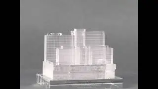 Loma Linda University Medical Center Custom Crystal 3D Building Replica