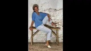 Comfy momfit streep blauw Mix & Match