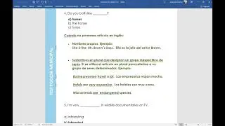 Corrección test inglés Policia Municipal de Madrid