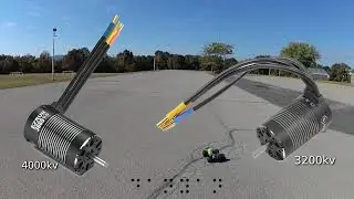 🔴 ⭕️ ➤ Hobbywing 4000kv vs. 3200kv motor on 