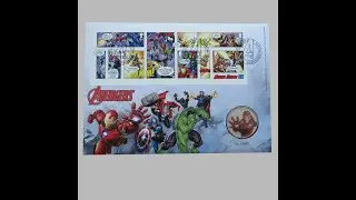 2019 Marvel Avengers Medal Cover - Royal Mail First Day Cover UK