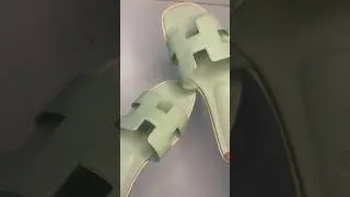 Jade Vert Hermes Oran Sandals | New Season 🍈 #hermes #unboxing