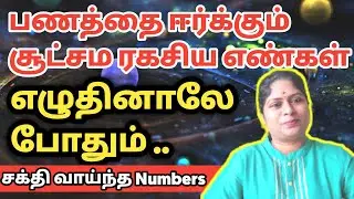 பணத்தை ஈர்த்து கொடுக்கும் சூட்சம பிரபஞ்ச எண்கள் | switchwords Tamil | grabovoi numbers