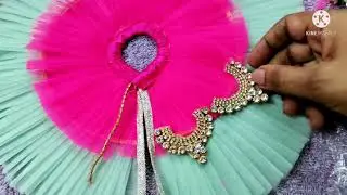 6( no) के गोपालजी की बनाए जन्माष्टमी के लिए ये हैवी पोशाक। Beautiful heavy dress for janmashtami.