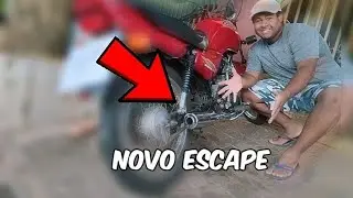 Coloquei Um Escapamento Esportivo Na Titan