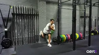 TrainAero: Wall Assisted Split Stance Static Hold