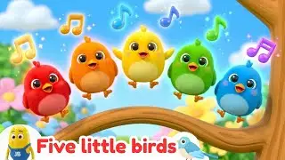 Five Little Words | English Nursery Rhymes for Kids | Baby Songs & Preschool Learning