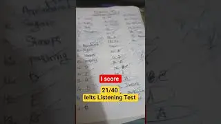 Cambridge 12 Listening Test 3 - I score 21 out of  40 - Class 3 #ieltspreparation #ieltslistening