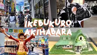 A Day at Ikebukuro & Akihabara  | Sunshine City, Anime Stores, & Food