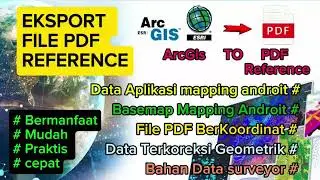 ArcGis - Eksport ke PDF Reference / Koordinat