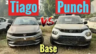 Tata Tiago XE vs Tata Punch Pure | Base Model Comparison | Which One to Buy in 2026?