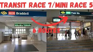 Transit Race 7/Mini Race 5 - NS18 Braddell to EW1 Pasir Ris