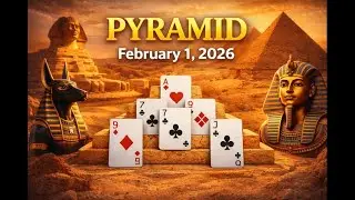 Pyramid HARD February 1, 2026 - Microsoft Daily Challenge - Solitaire