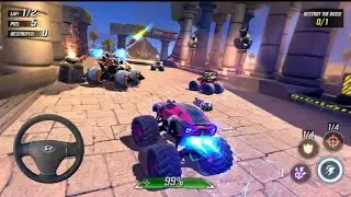 Monster Car Action Game - RACE: Rocket Arena Car Extreme - Android GamePlay - SurTagg