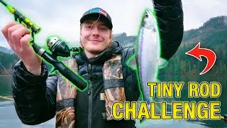 TINY ROD Fishing Challenge! (Kokanee Fishing Madness)