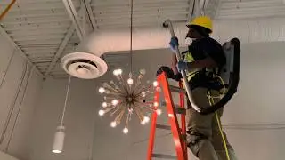 Commercial High Dusting Ceiling Cleaning in Alpharetta, GA