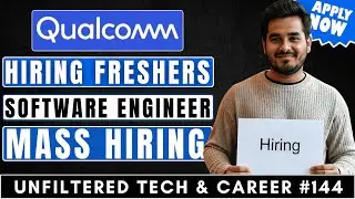 Qualcomm Hiring Freshers | Software Engineer | B.E/B.Tech | Fresher Jobs 2026 🔥