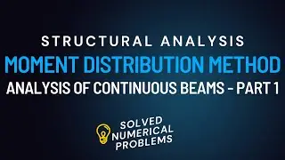 MOMENT DISTRIBUTION METHOD | ANALYSIS OF CONTINUOUS BEAMS | SOLVED NUMERICAL PROBLEMS | PART - 1
