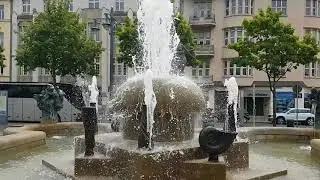 Goebel-Brunnen in Halle 27.05.2018 - Teil 1
