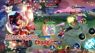 I TRIED ATTACK SPEED CHANG'E | #Chang'e #mlbb 