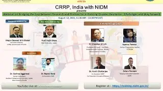 Webinar on Bridging the Gap between Research and Practice for enhancing Disaster Resilience- Challen