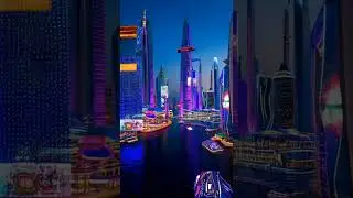 Dubai's Future is UNREAL (AI Animation) #viral #ai    #CyberpunkDubai #AI #Future #Dubai #Futuristic